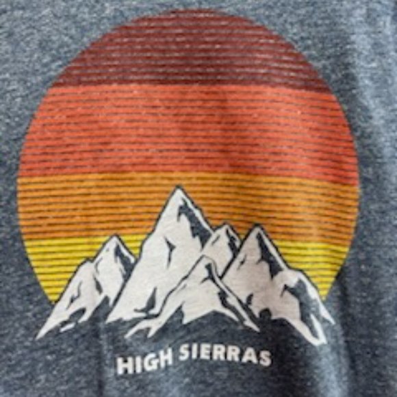 Old Navy heathered blue long sleeve shirt - Picture 2 of 4